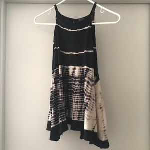 Free People flowy open back tank top